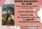 BIBLIOTECA, ACTIVIDADES JUNTO A IGNACIO CASTRO Y SU LIBRO "CORREDOR BIOGEOGRAFICO DEL CALDÉN" 