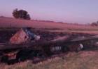 GRAVE ACCIDENTE DE UN CAMIONERO LOCAL