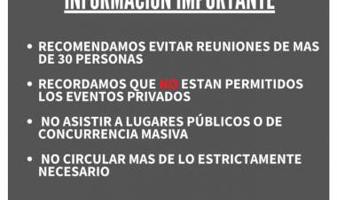 NUEVAS MEDIDAS CONTRA EL CORONAVIRUS