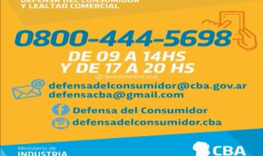 DEPARTAMENTO ROCA: SE INSTALARÁ UNA DELEGACIÓN OFICIAL DE DEFENSA AL CONSUMIDOR EN NUESTRA LOCALIDAD