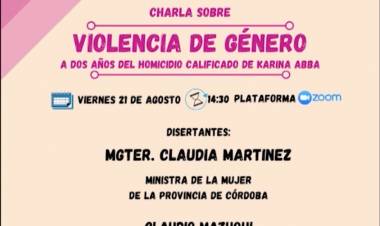 CHARLA SOBRE VIOLENCIA DE GÉNERO VIA ZOOM