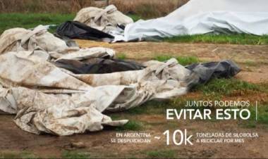 PARALIZADA LA CADENA DE RECICLADO DE SILOBOLSAS