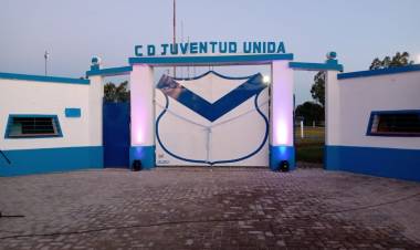 JUVENTUD INAUGURÓ EL INGRESO ARIEL "CHARO" GROSSO