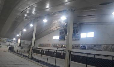 BOCHING: COMENZARON LAS OBRAS DE REFACCIÓN EN EL TECHO DE LA INSTITUCIÓN