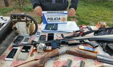 GRAN OPERATIVO DE LA POLICIA DEPARTAMENTAL ESCLARECE DELITOS RURALES