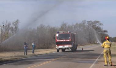 LLEGO LA NUEVA UNIDAD PARA EL CUARTEL DE BOMBEROS