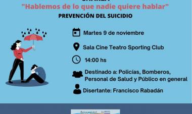 CHARLA EN PREVENCIÓN DE SUICIDIOS EN EL IPEMyA 188