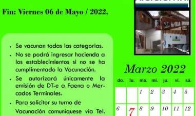 COMENZÓ UNA NUEVA CAMPAÑA DE VACUNACIÓN ANTIAFTOSA