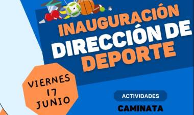 ESTE VIERNES SE INAUGURA LA DIRECCIÓN DE DEPORTES MUNICIPAL