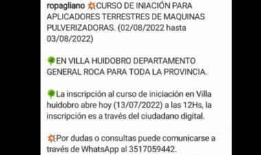 CURSO DE INICIACIÓN PARA APLICADORES