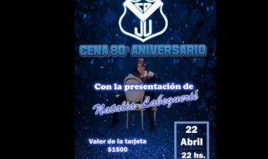 JUVENTUD PREPARA LOS FESTEJOS POR SUS 80 AÑOS DE VIDA