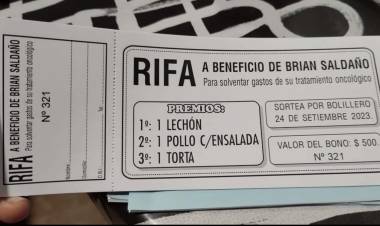 UNA FAMILIA LOCAL ORGANIZA UNA RIFA PARA EL TRATAMIENTO ONTOLÓGICO DE SU HERMANO