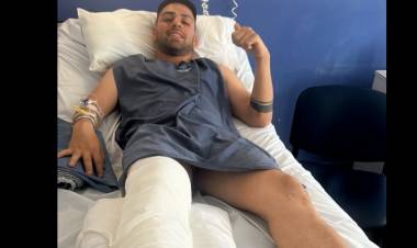 SE RECUPERA FAVORABLEMENTE EL JUGADOR DEL QUIRNO FRACTURADO EN EL CLÁSICO