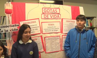 GOTAS DE VIDA: PROYECTO DEL IPEMyA QUE CONCIENTIZA SOBRE LA DONACIÓN DE SANGRE