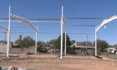 ESTA SEMANA SE CULMINA CON LA OBRA DE LA ESTRUCTURA DEL POLIDEPORTIVO SOCIAL
