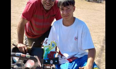 ENZO CODREMAS Y UNA BUENA ACTUACIÓN EN EL KARTING PAMPEANO