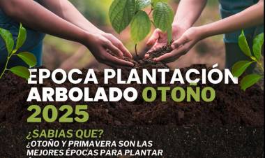 QUEDO HABILITADA LA PODA Y PLANTACIÓN DE ÁRBOLADO