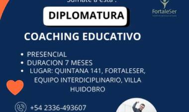 LLEGA LA DIPLOMATURA EN COACHING EDUCATIVO
