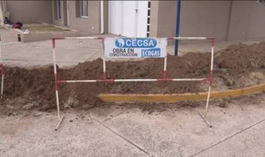 SE CONTINÚA CON LA OBRA DE GAS NATURAL DOMICILIARIO