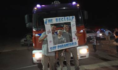 TRES NUEVOS PARAMEDICOS SE SUMAN AL PLANTEL DE BOMBEROS VOLUNTARIOS