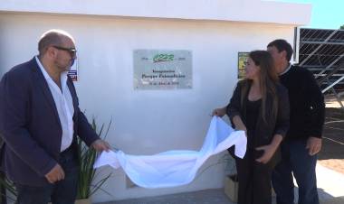 SE INAUGURÓ EL PARQUE FOTOVOLTAICO EN HUIINCA