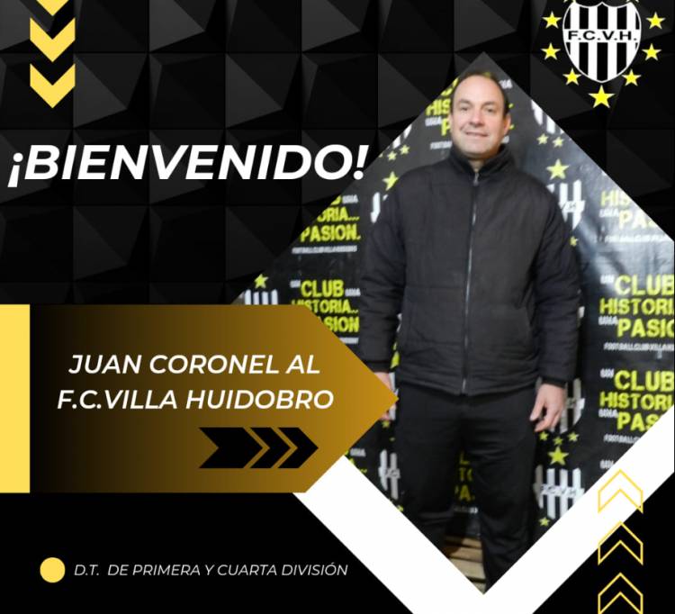 EL VILLA PRESENTÓ A SU NUEVO ENTRENADOR DE PRIMERA Y CUARTA DIVISIÓN