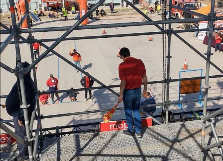 PARTICIPACIÓN DEL CUARTEL LOCAL EN LAS OLIMPIADAS BOMBERILES