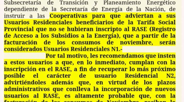 SE VUELVE A ABRIR INSCRIPCIONES PARA EL RASE