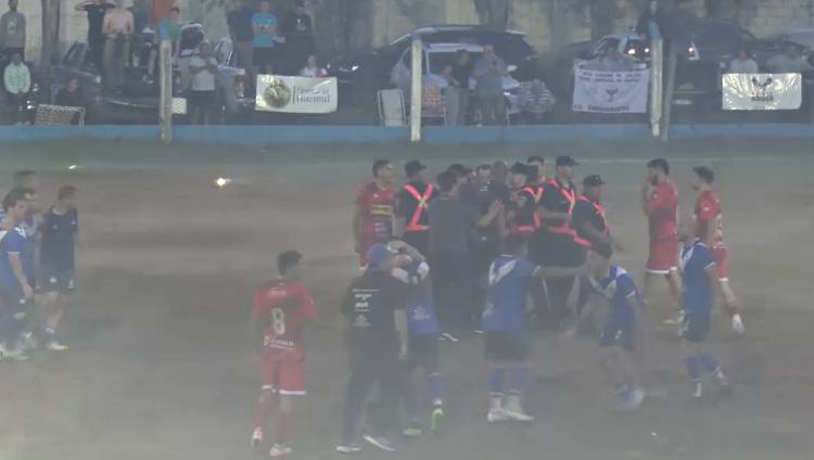 INCIDENTES TRAS EL FINAL DEL PARTIDO SEMIFINAL