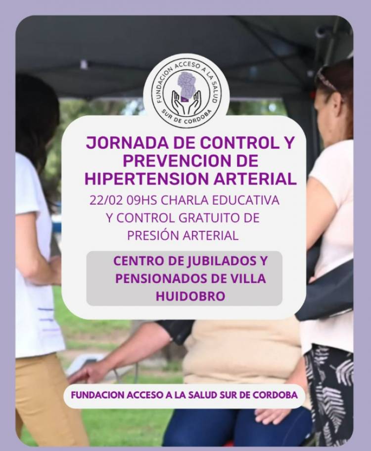 JORNADA DE CONTROL Y PREVENCIÓN DE HIPERTENSIÓN ARTERIAL