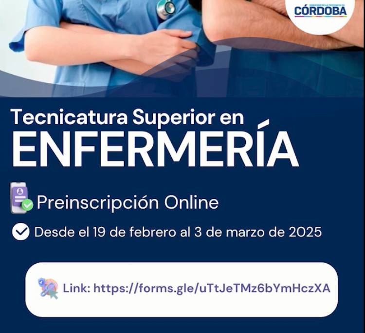 INSCRIPCIONES PARA LA CARRERA DE ENFERMERIA