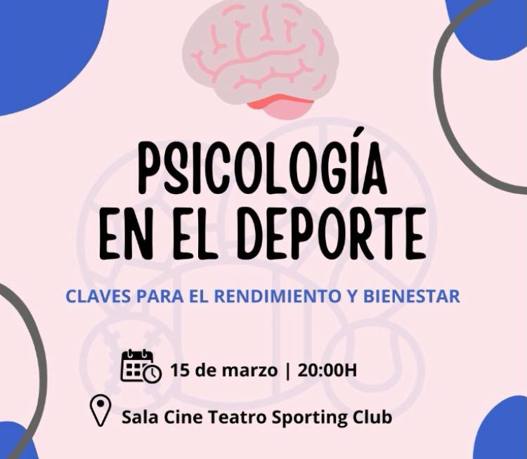 CHARLA SOBRE PSICOLOGÍA EN EL DEPORTE A CARGO DE GONZALO PALMES