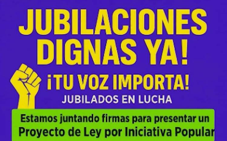 DOCENTES JUBILADAS PIDEN NUEVAMENTE LAS FIRMAS Y EL APOYO DE LA COMUNIDAD