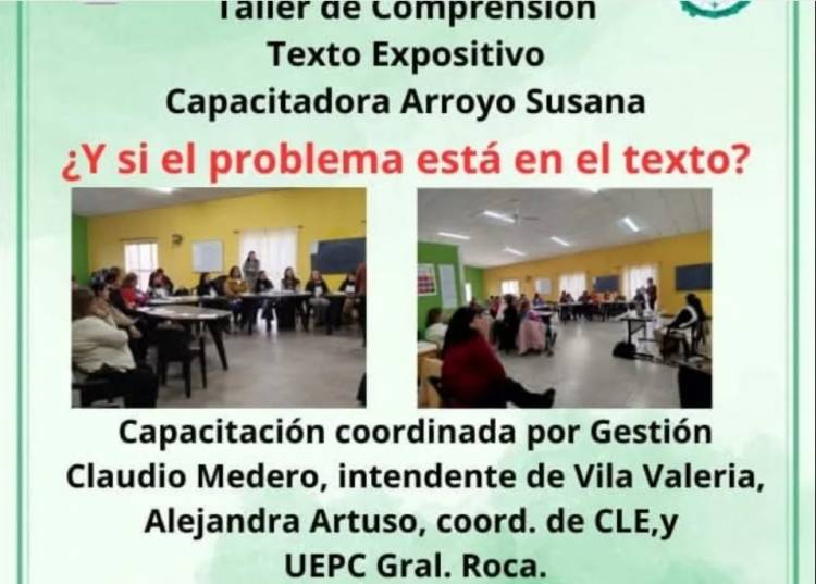 TALLER DE COMPRENSIÓN LECTORA EN VILLA VALERIA