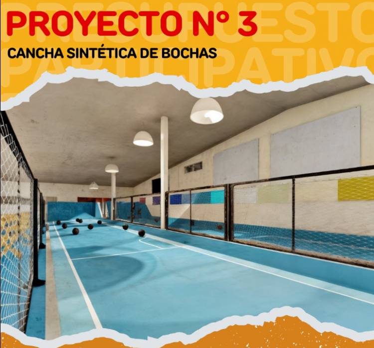 PRESUPUESTO PARTICIPATIVO: PROYECTO CANCHAS DE BOCHAS SINTETICAS EN EL BOCHING CLUB