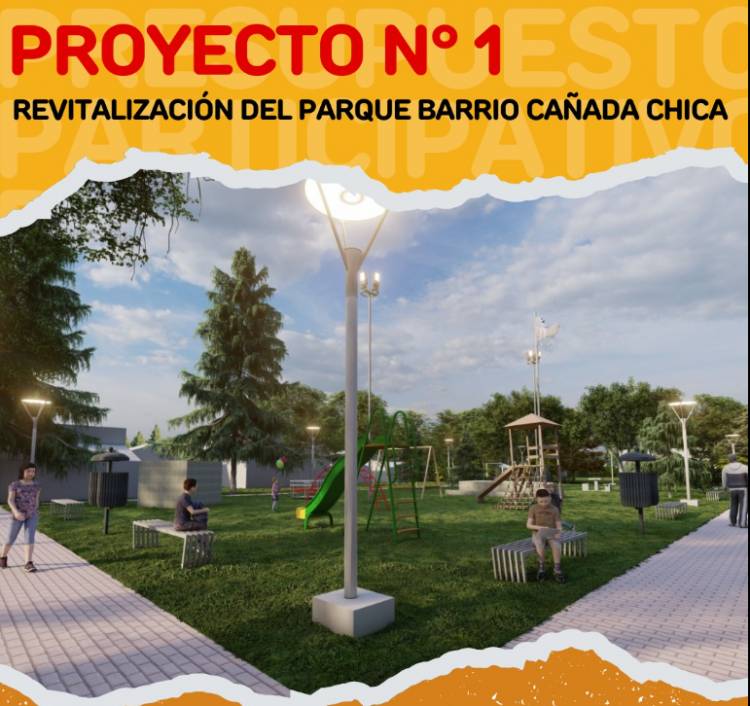 PRESUPUESTO PARTICIPATIVO: REVITALIZACIÓN DEL PARQUE EN BARRIO CAÑADA CHICA