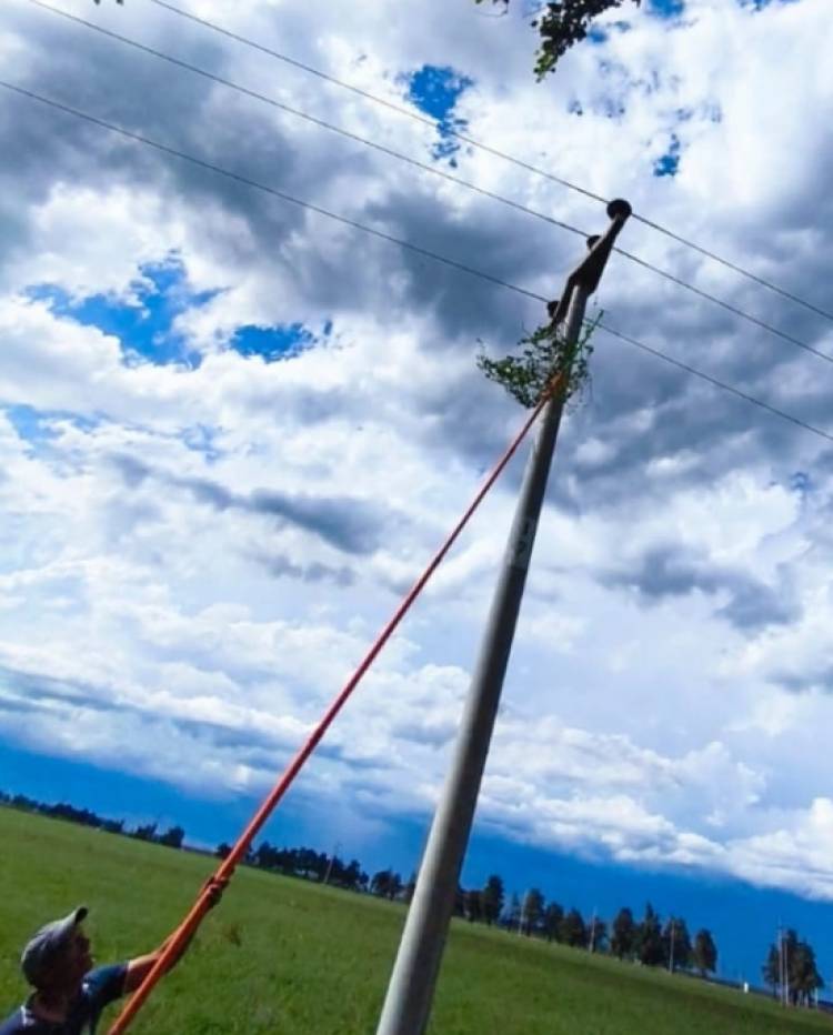 GRANDES PROBLEMAS EN EL SERVICIO ELÉCTRICO DEJARON LAS FUERTES TORMENTAS