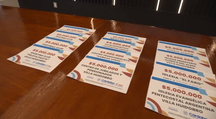 EL MUNICIPIO ENTREGÓ APORTES PROVINCIALES A INSTITUCIONES LOCALES