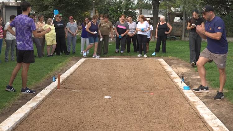 SE INAUGURARON NUEVAS CANCHAS DE TEJO EN EL POLIDEPORTIVO SOCIAL